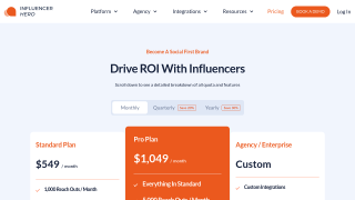 Influencer Hero